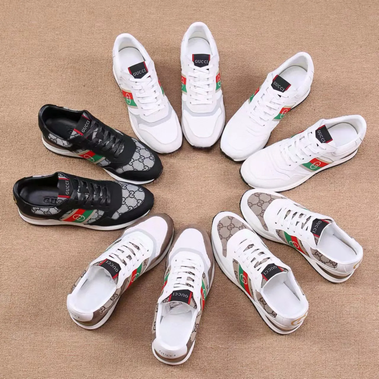 Factory price: 400💰[Gucci men's sports shoes] Gucci fashionable casual men's shoes🇨🇳Original 1:1 mold opening, new model debuts first💯Not high-profile but avant-garde, simple, low-key and fashionable, super versatile style🌿Made of original cowhide➕Sheepskin lining🎋The version is comfortable on the feet, first-class workmanship🍍Number: 38-44, (45 customized)